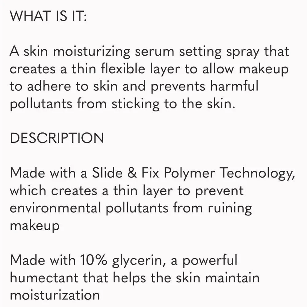 🌻 Youth Foria Pregame Setting Spray New FullSz
